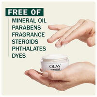 Olay Sensitive Face Moisturizer Anti Aging Soothing Cream, 1.7 Oz