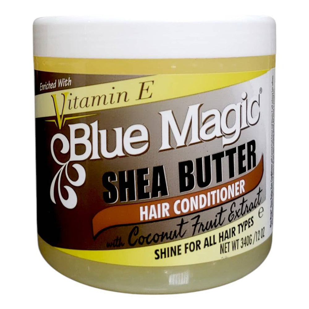Blue Magic Shea Butter Pressing Cream For Hair Styling 12Oz (340g)