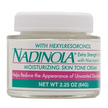 Nadinola Moisturizing Skin Tone Cream Niacinamide and Hexylresorcinol 2.25 Oz (64g)