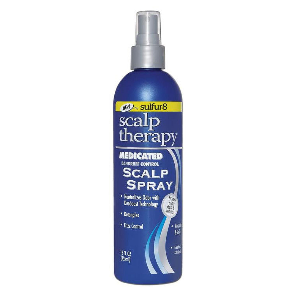 Sulfur8 Scalp Therapy Medicated Dandruff Control Scalp Spray 12Oz (355ml)