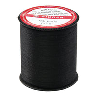 Singer All Purpose Polyester Thread, 150 Yd, Black, 1 Ea