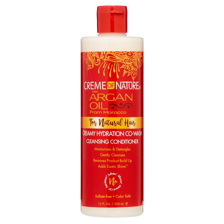 Creme Of Nature Argan Oil Pure Licous Co Wash Cleansing Conditioner, 12 Oz