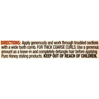 Creme of Nature Knot Away Detangling Leave-in Conditioner with Pure Honey, For Dry Damaged Hair, 8 Oz