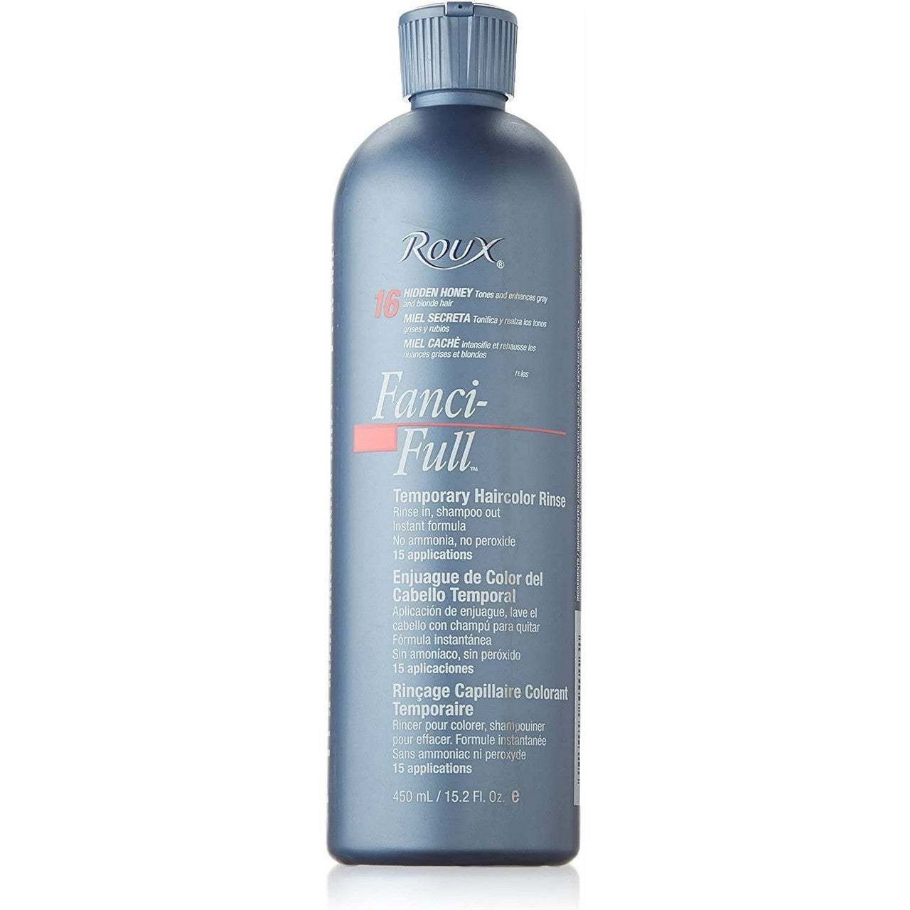 Roux Fanci-Full Rinse Temporary Hair Color Rinse, Hidden Honey 15.20 Oz
