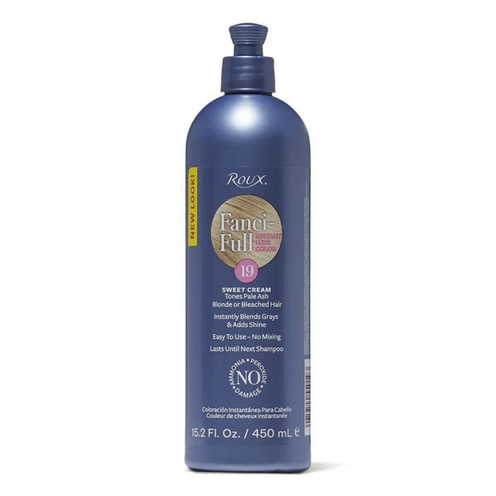 Roux Fanci Full Temporary Hair Color Rinse 19 Sweet Cream 15.2Oz (450ml)