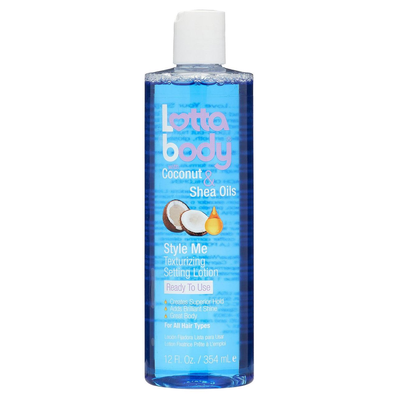 Lotta Body Texturizing Setting Lotion For Relax And Natural Hair 12 oz