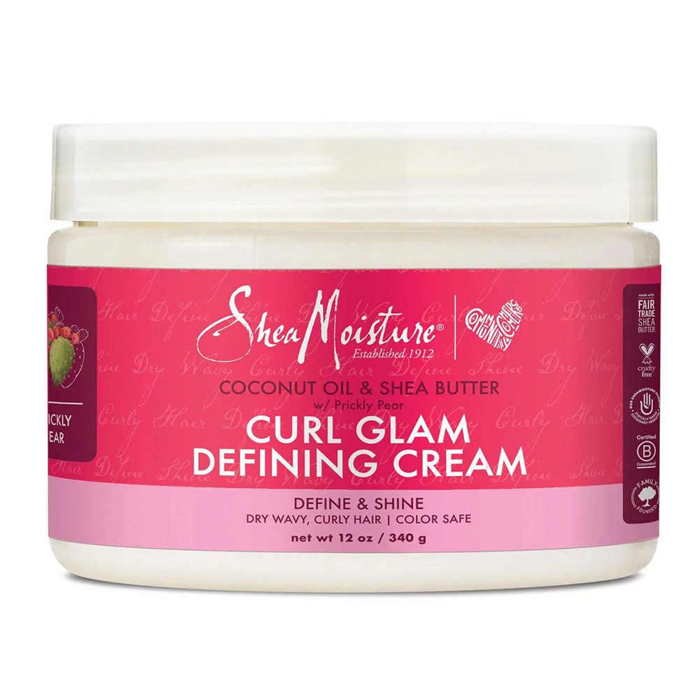 Shea Moisture Coconut Oil and Shea Butter Curl Glam Defining Cream, 12 Oz