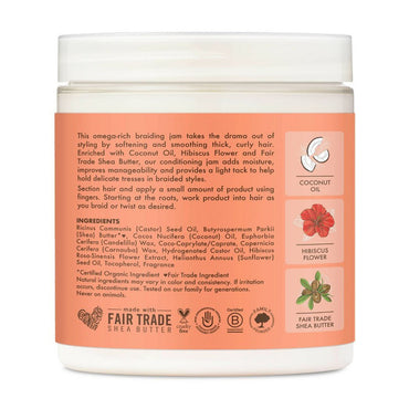 Shea Moisture Coconut and Hibiscus Kids Braiding Jam, 5.5 Oz