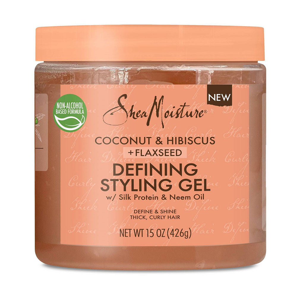 Shea Moisture Coconut and Hibiscus Flaxseed Defining Styling Gel, 15 Oz