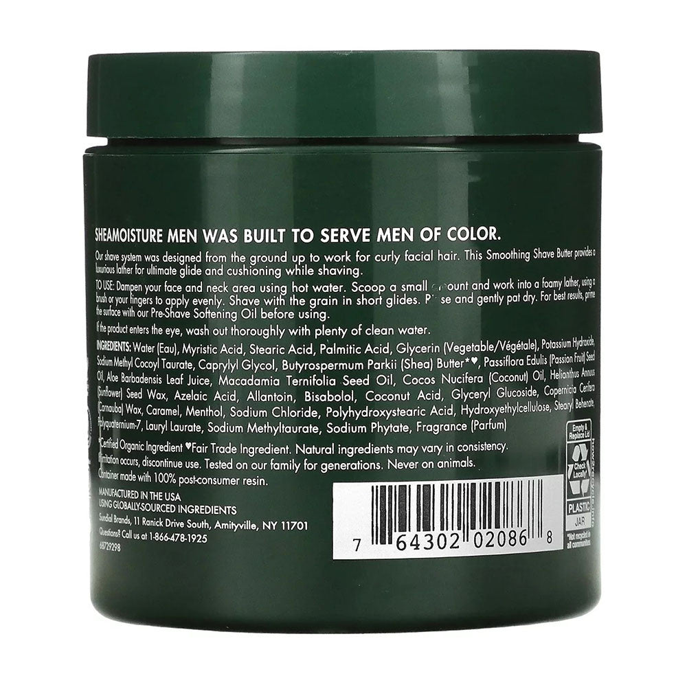 Shea Moisture Men Smoothing Shave Butter, 5 Oz