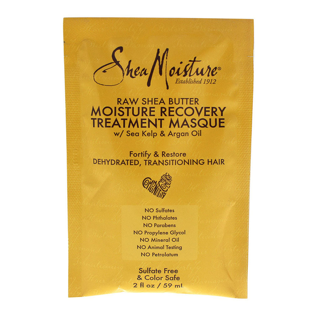 Shea Moisture Raw Shea Butter Moisture Recovery Treatment Masque, 2 Oz