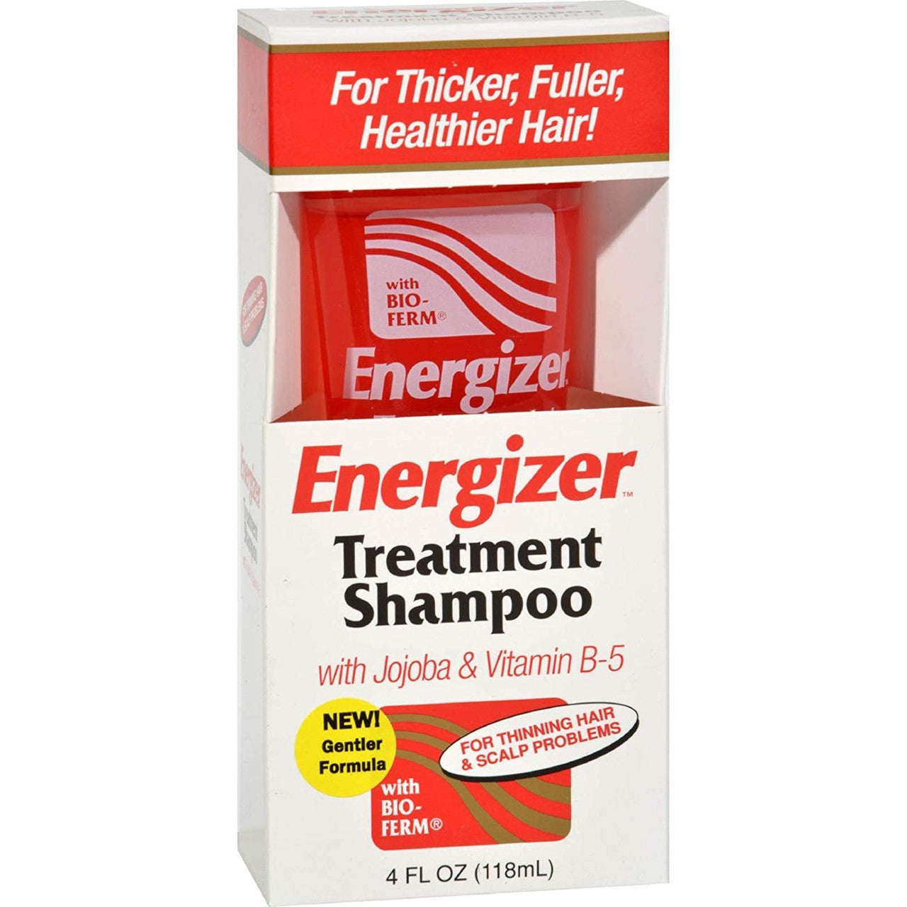 Hobe Labs Energizer Treatment Hair Shampoo With Jojoba And Vitamin B-5, 4 Oz