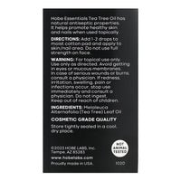 Hobe Labs Essentials Tea Tree Oil, Healthy Skin and Nails, 2 Oz