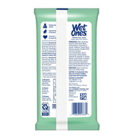 Wet Ones Sensitive Skin Hand and Face Wipes Travel Pack, Fragrance Free, 20 Ea