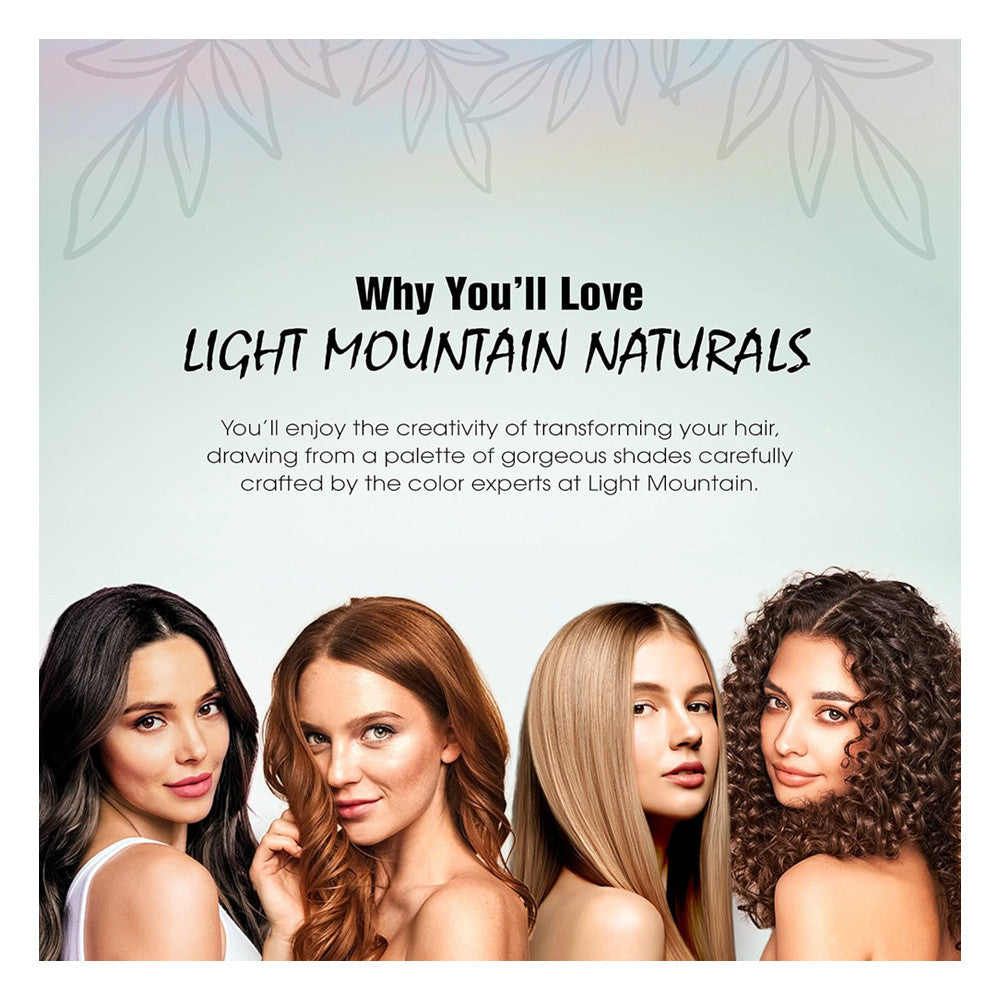 Light Mountain Natural Hair Color And Conditioner, Red - 4 Oz