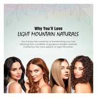 Light Mountain Natural Hair Color And Conditioner, Red - 4 Oz
