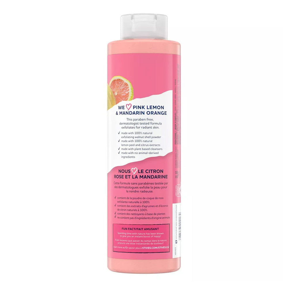 St. Ives Natural Body Wash Soap, Pink Lemon And Mandarin Orange, 22 Oz