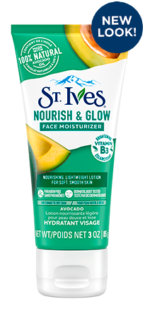 St Ives Nourish and Glow Face Moisturizer for Smooth Skin, Avocado, 3 Oz