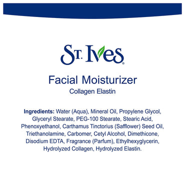 St.Ives Renewing Collagen and Elastin Facial Moisturizer, 10 Oz