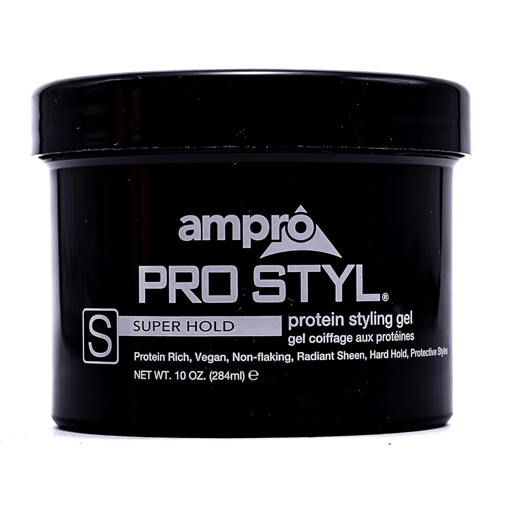 Ampro Pro Styl Protein Hair Styling Gel Super Hold Non Greasy 10Oz (284ml)