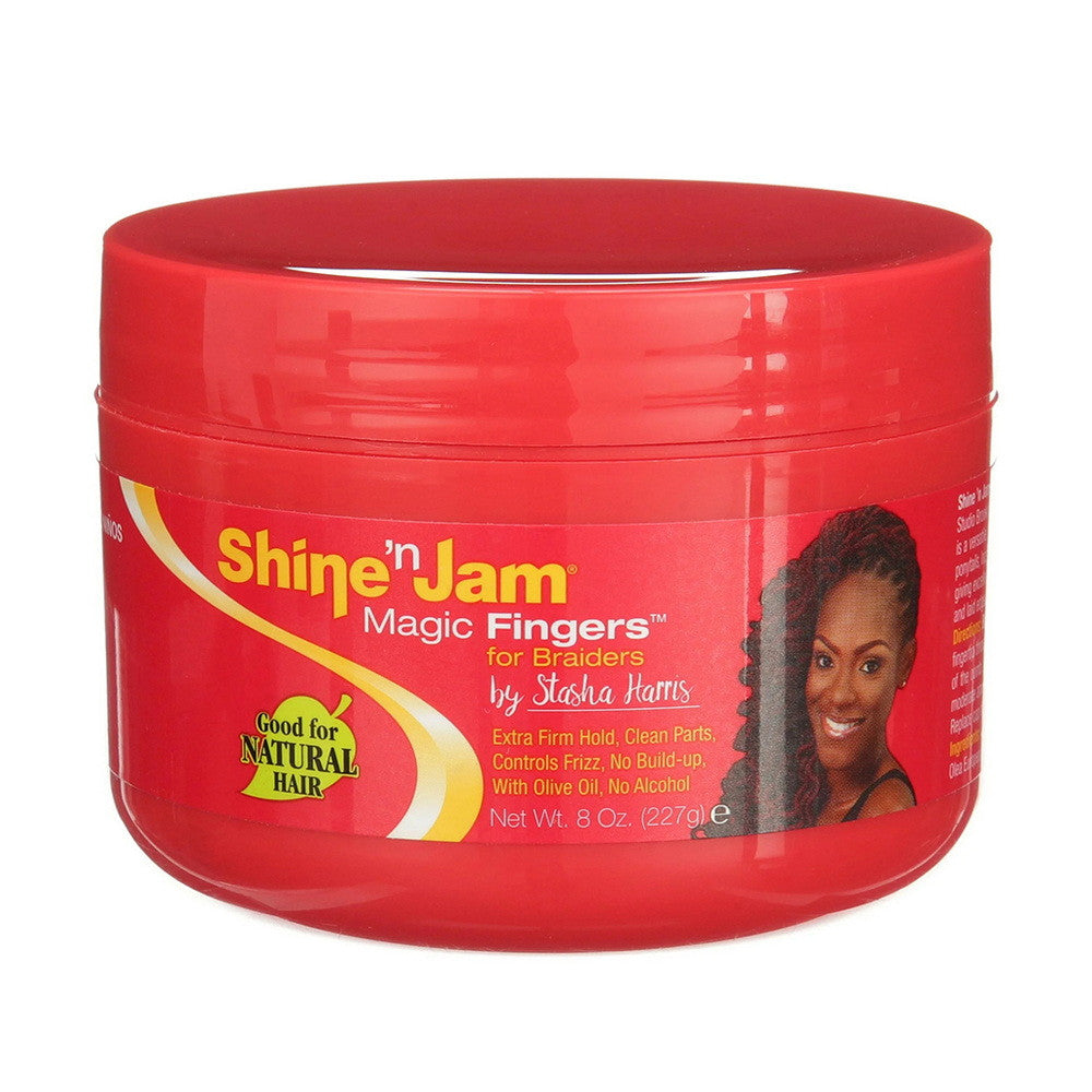 Shine N Jam Magic Fingers For Braiders, Extra Firm Hold, 8 Oz