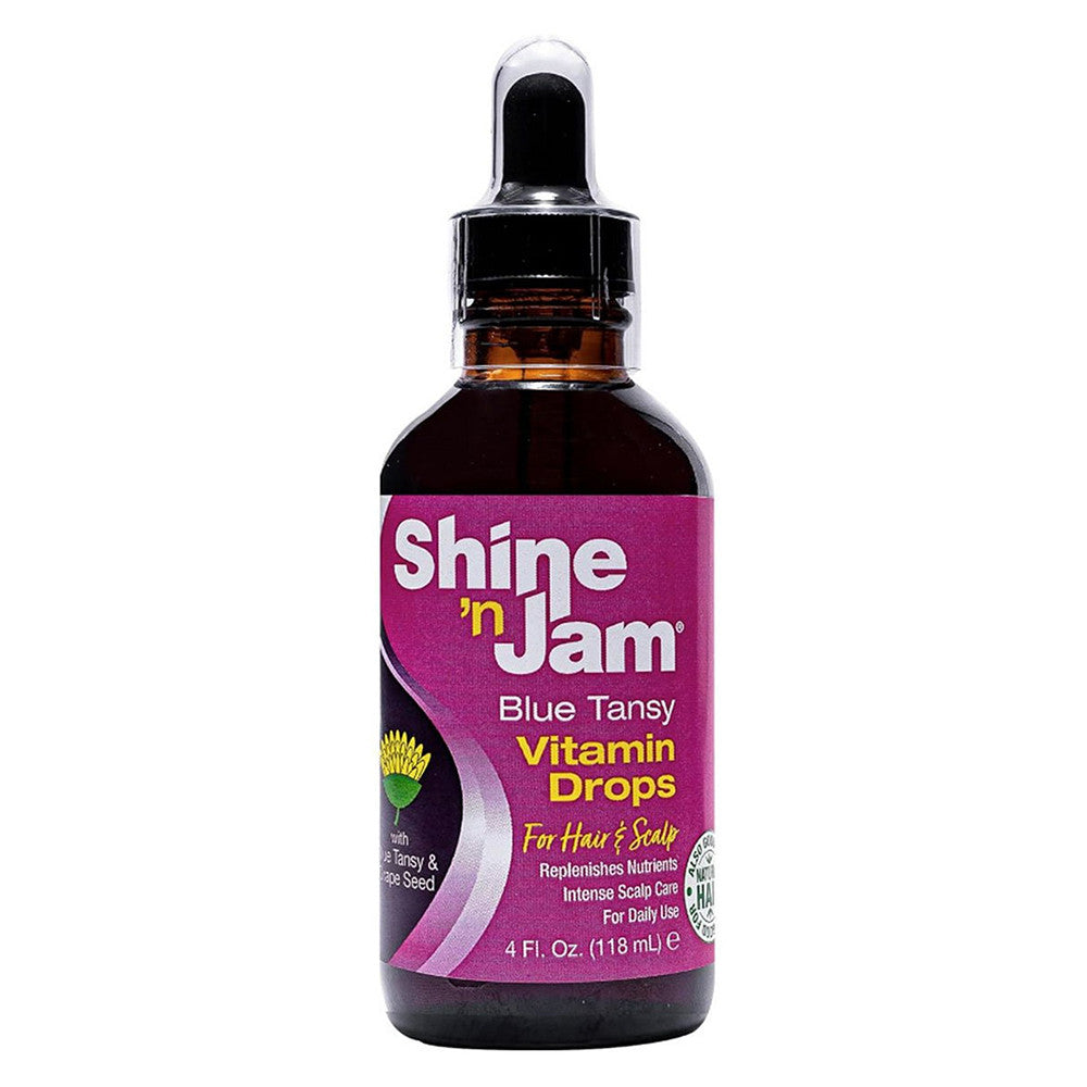 Ampro Shin N Jam Tansy Vitamin Drops for Hair and Scalp, 4 Oz