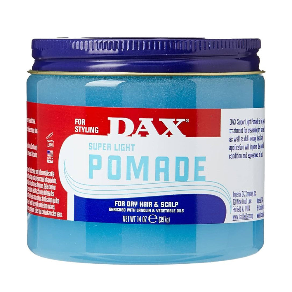 Dax Super Light Pomade For Dry Hair And Scalp Treatment, 14 Oz