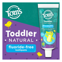 Toms of Maine Toddlers Natural Toothpaste, Mild Fruit, Fluoride-Free - 1.75 oz