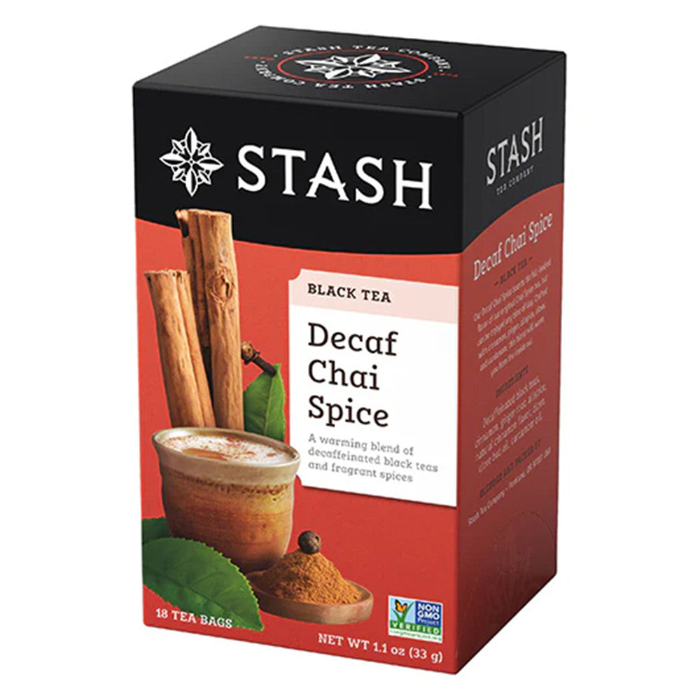 Stash Tea Decaf Chai Spice Tea, 18 Tea Bags