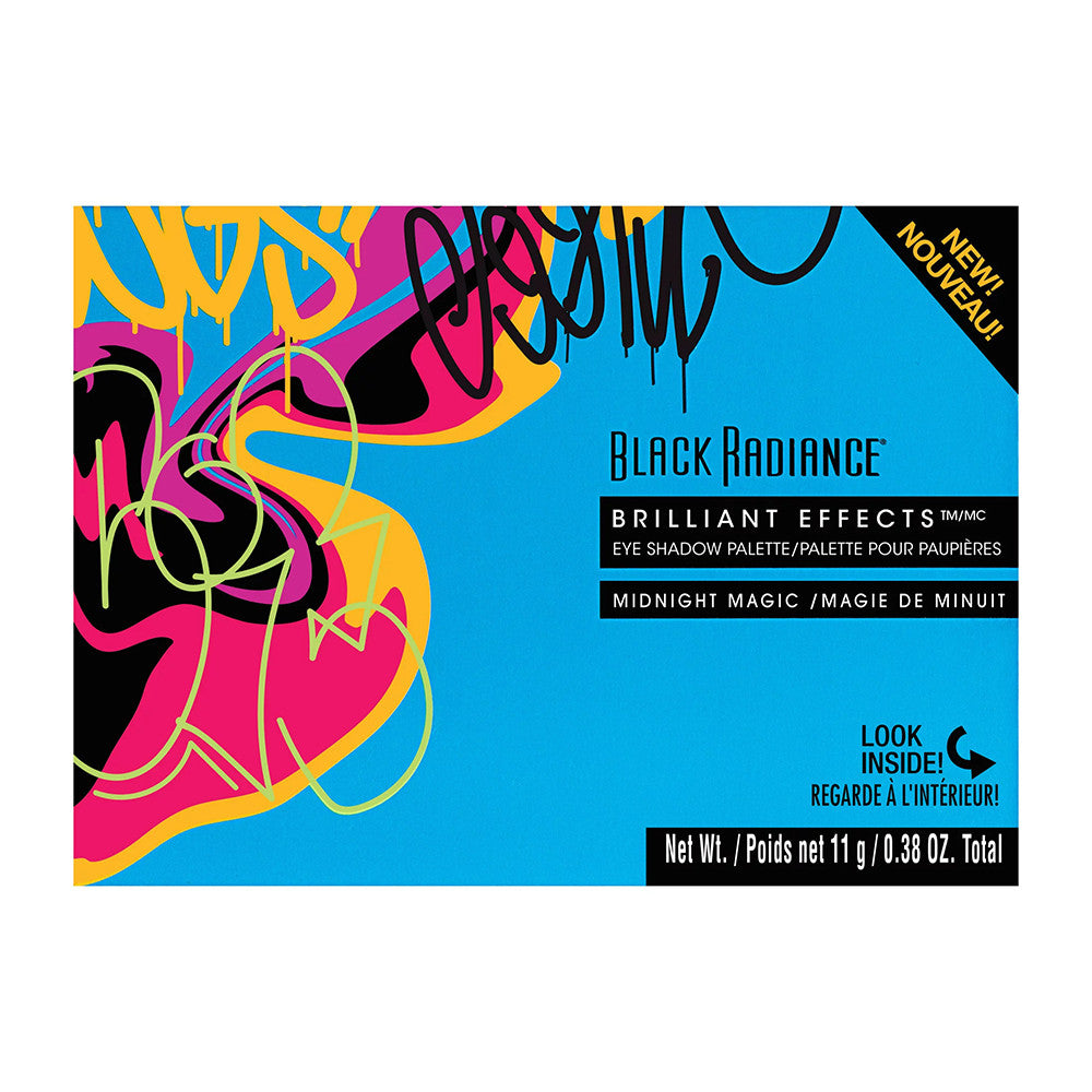 Black Radiance Brilliant Effects Eye Shadow Palette, Midnight Magic, 1 Ea