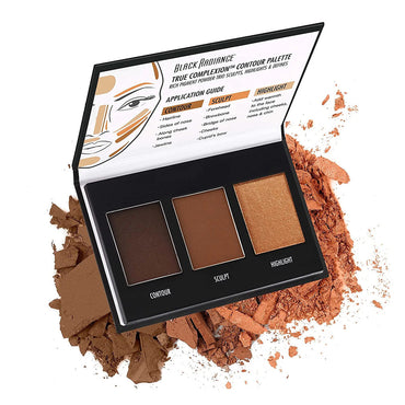 Black Radiance True Complexion Contour Palette, Dark To Deep, 1 Ea