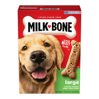 Milk Bone Crunchy Texture Snacks for Large Dogs, Teeth Clean, 24 Oz