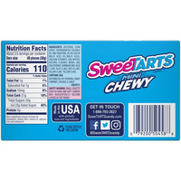 Sweetarts Mini Chewy Candy box, Mixed Fruit, 3.75 Oz