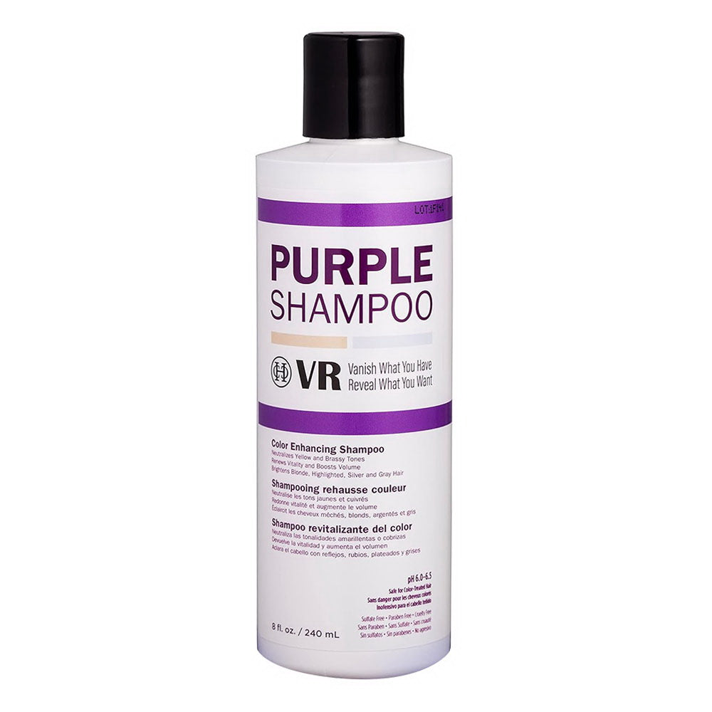 VR Color Enhancing Purple Shampoo, 8 Oz