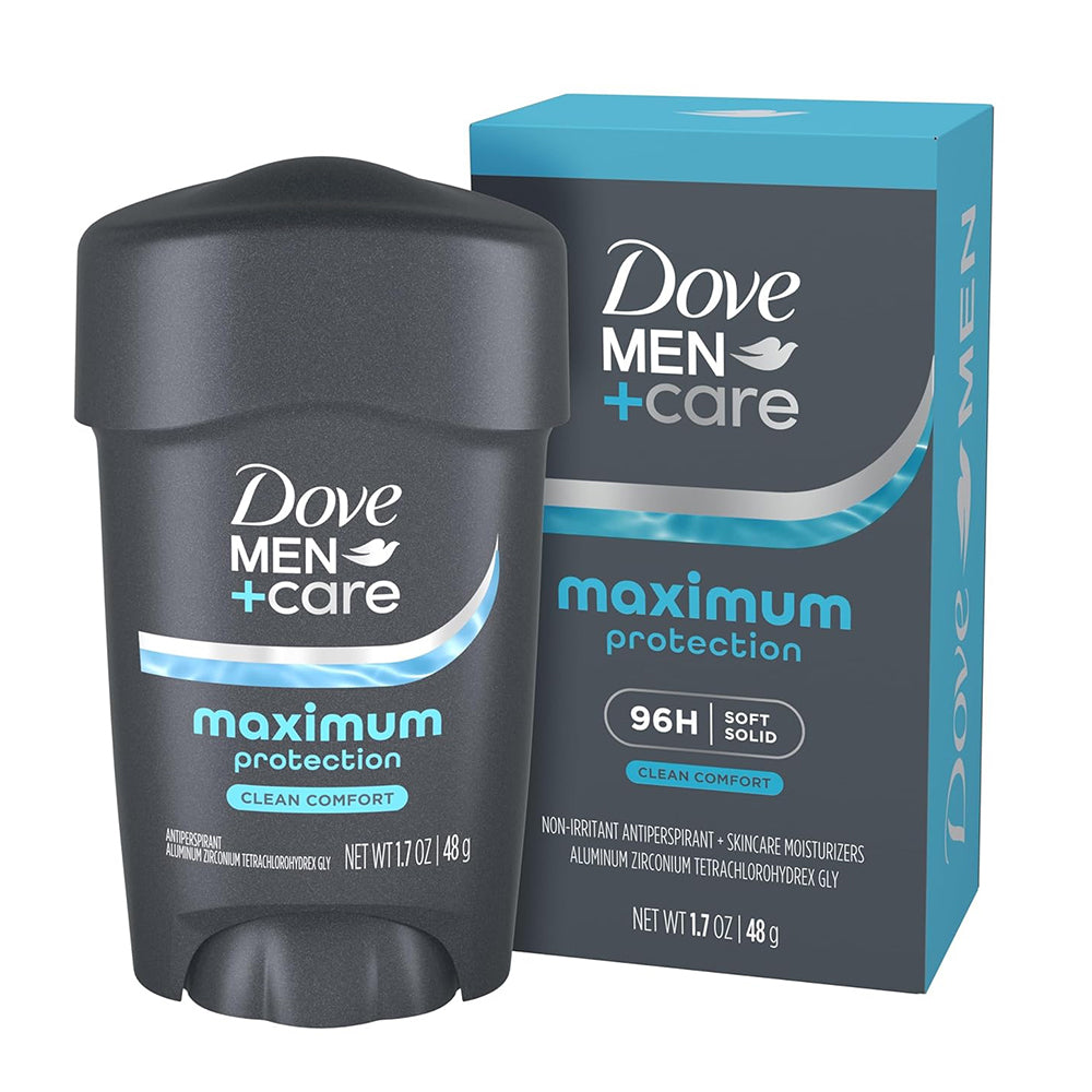 Dove Men Plus Care Clinical Protection Antiperspirant & Deodorant, Clean Comfort, 1.7 Oz