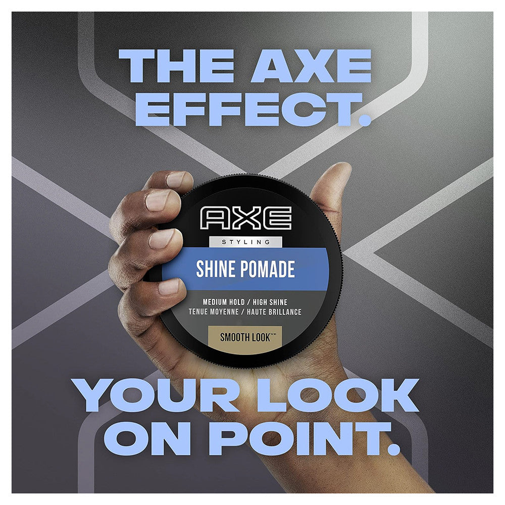 Axe Smooth Look Hair Shine Pomade Shine, 2.64 Oz