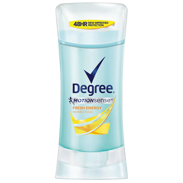 Degree Expert Protection Motionsense Antiperspirant And Deodorant Invisible Solid, Fresh Energy, 2.6 Oz