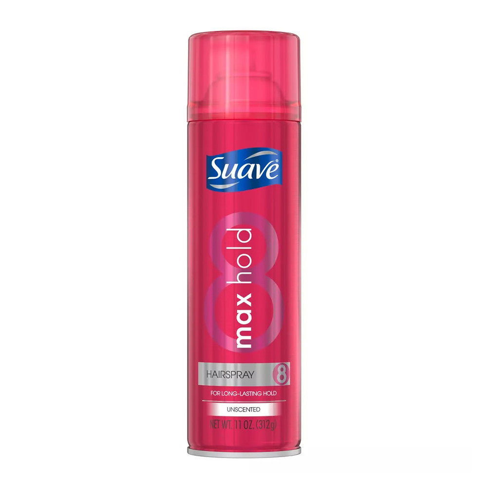 Suave Max Hold 8 Non Aerosol Hairspray, Unscented, 11 Oz