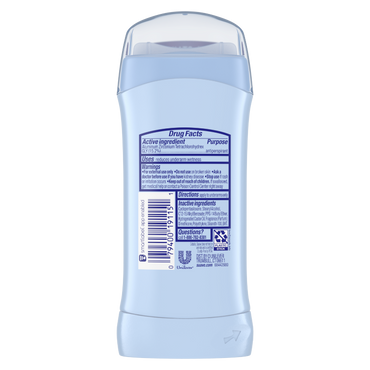 Suave 24Hr Protection Invisible Solid Deodorant, Everlasting Sunshine, 2.6 Oz