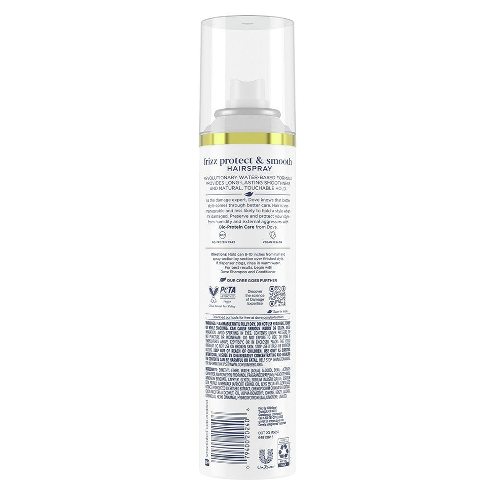 Dove Style Plus Care Strength And Shine Hairspray, Flexible Hold, 7 Oz
