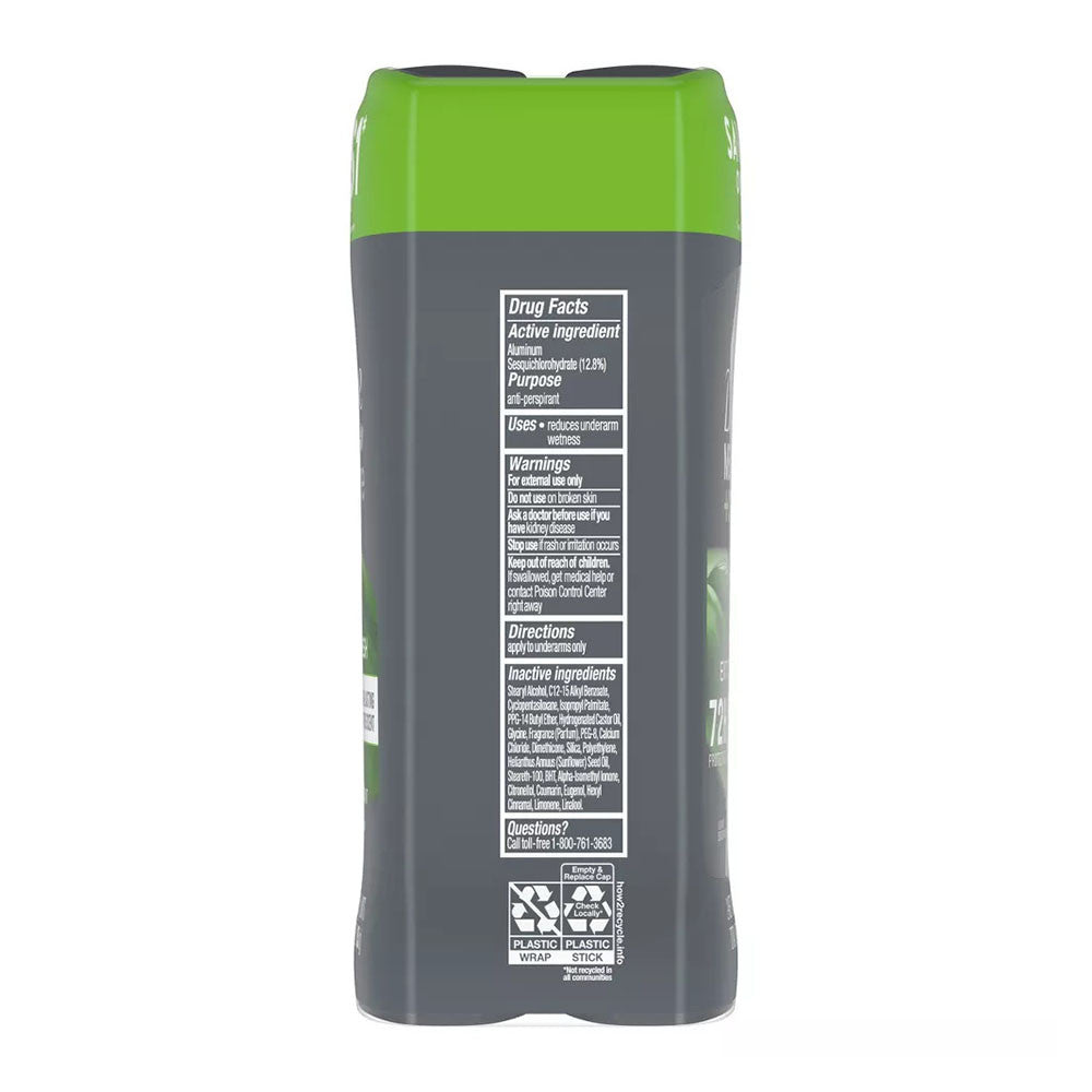 Dove Men Plus Care 72 Hour Antiperspirant Deodorant Stick, Extra Fresh, 2.7 Oz