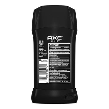 Axe Dry 24 Hour AntiPerspirant Deodorant Invisible Solid, Apollo, 2.7 oz