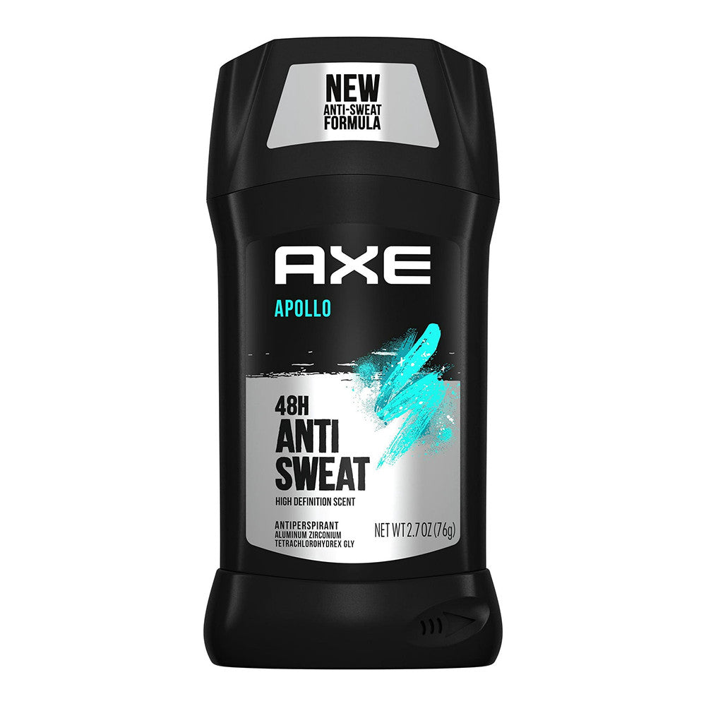 Axe Dry 24 Hour AntiPerspirant Deodorant Invisible Solid, Apollo, 2.7 oz