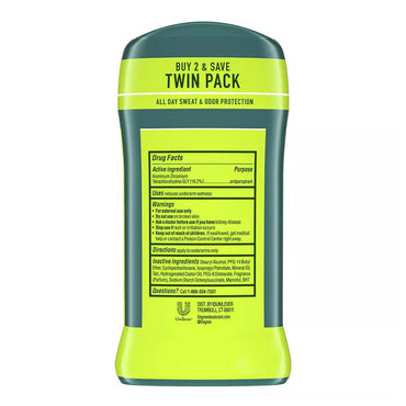Degree Men Extreme Blast Antiperspirant And Deodorant Twin Pack, 2.7 Oz
