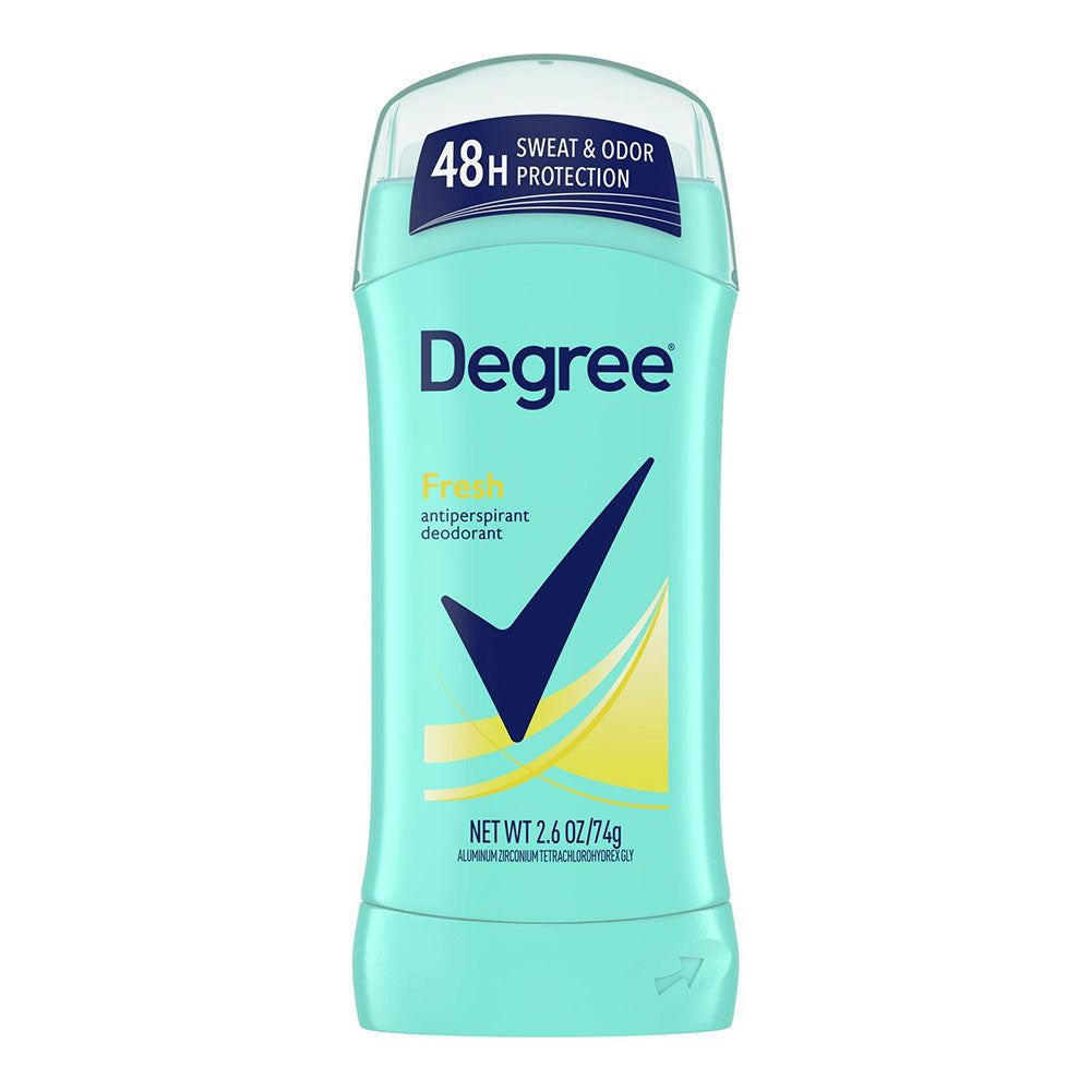 Degree Antiperspirant Invisible Solid For Women, Fresh, 2.6 Oz