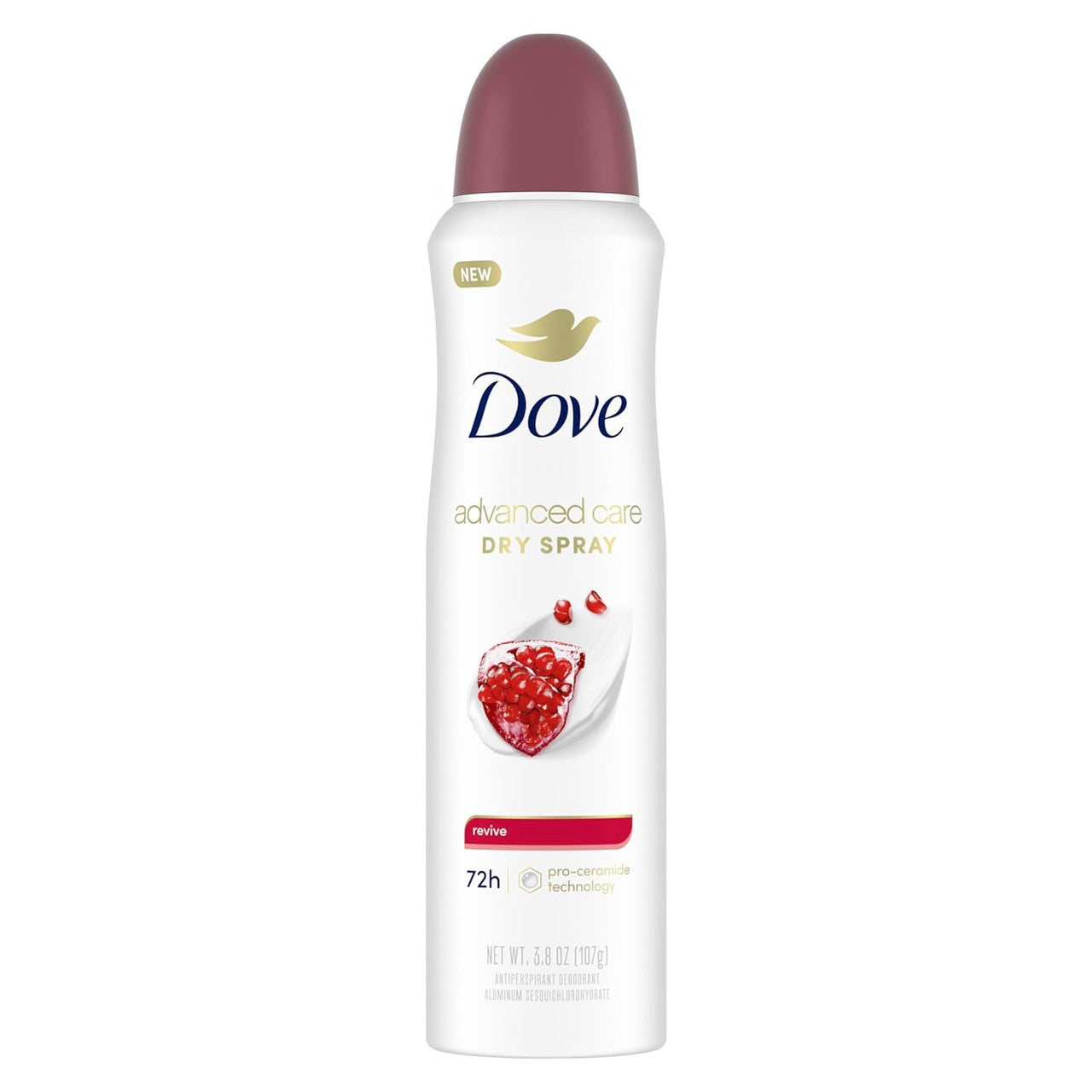 Dove Dry Spray Go Fresh Antiperspirant Deodorant, Revive, 3.8 Oz