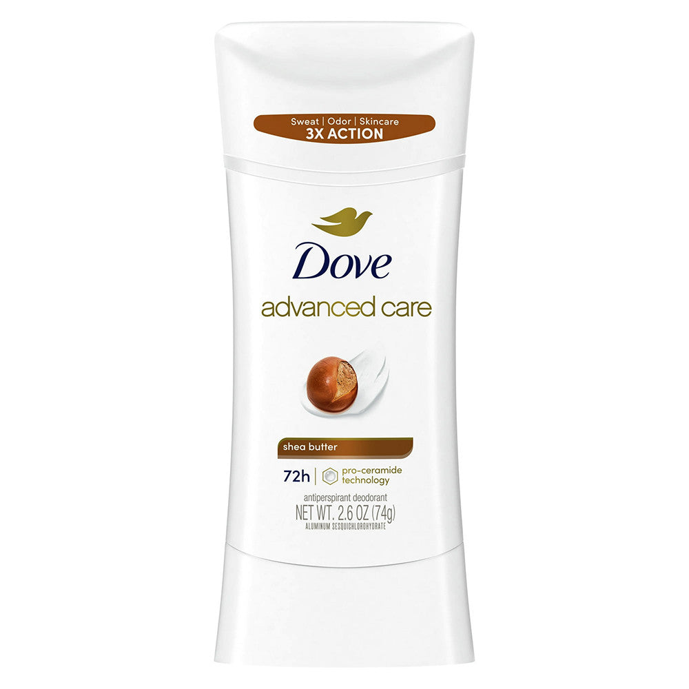 Dove Advanced Care Antiperspirant Deodorant Shea Butter, 2.6 Oz