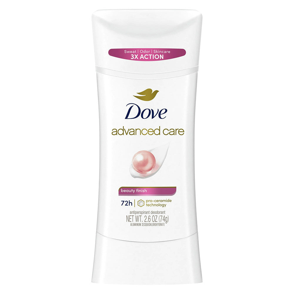 Dove Advanced Care Antiperspirant Deodorant, Beauty Finish, 2.6 Oz
