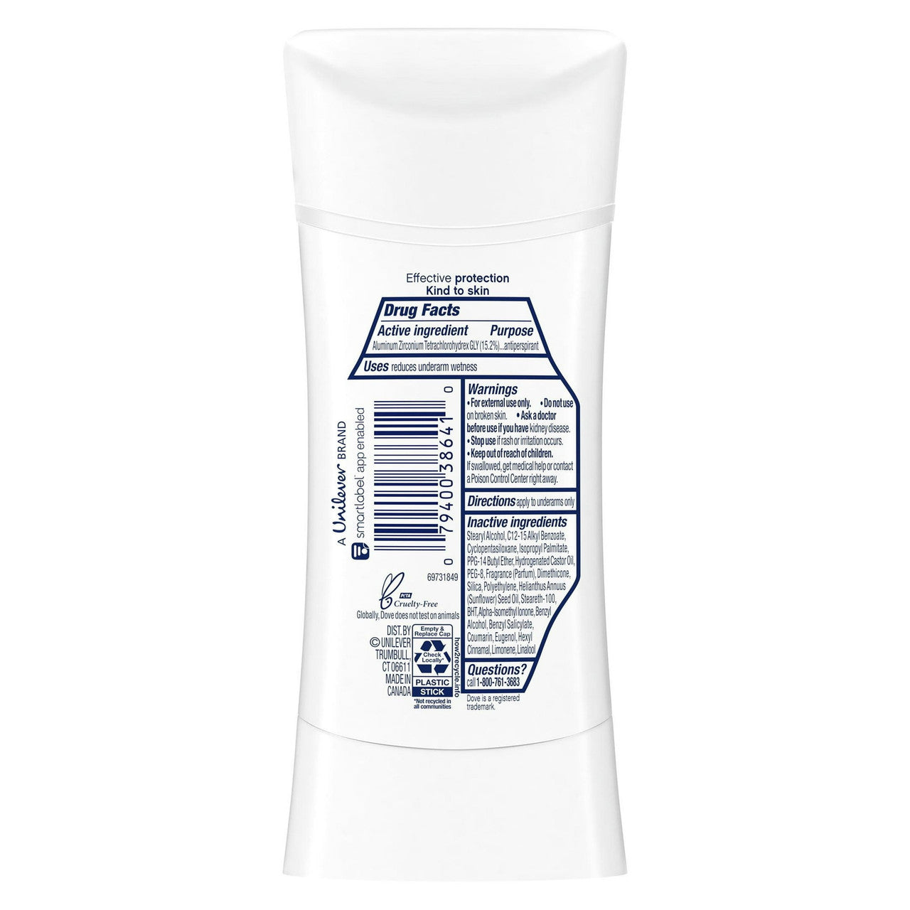 Dove Advanced Care Antiperspirant Deodorant Caring Coconut, Nutrium Moisture, 2.6 Oz