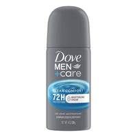 Dove Men Plus Care 72Hr Clean Comfort Antiperspirant and Mini Deodorant Dry Spray, 1 Oz